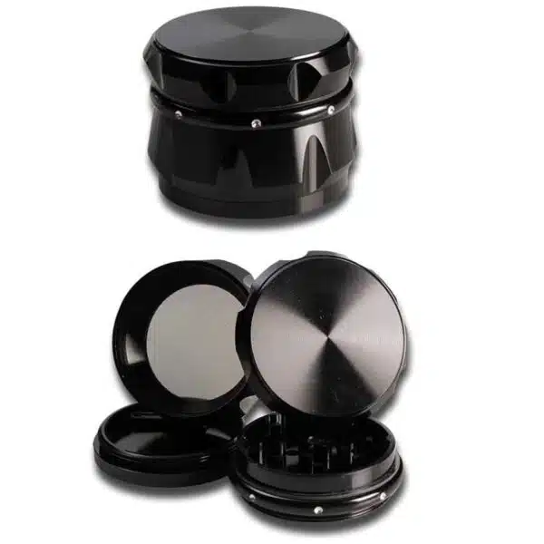 Black Leaf Grinder Crown 4 Deler