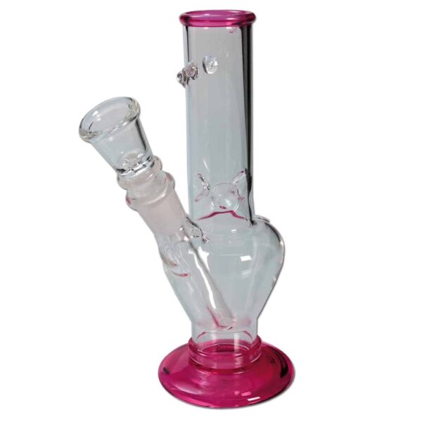 Glass Ice bong Mini Pink