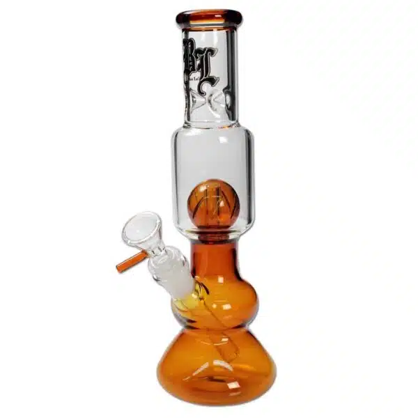 Glass Bong Multi-Level-Bong Percolator Amber