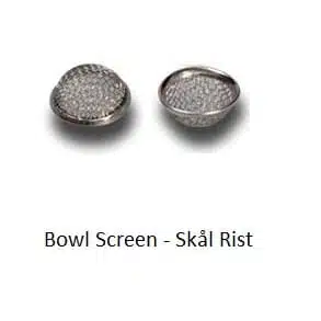 Black Leaf Skål Rister (Stainless Steel Bowl Screens)