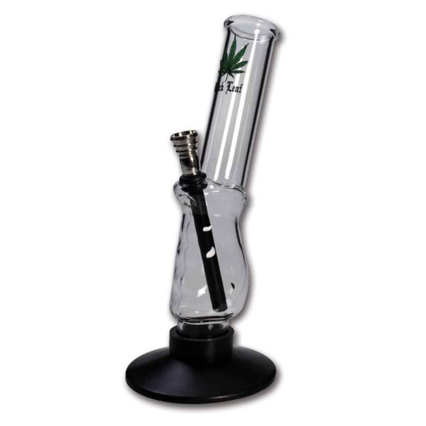 Black Leaf 'Joystick' Glassbong - 25cm