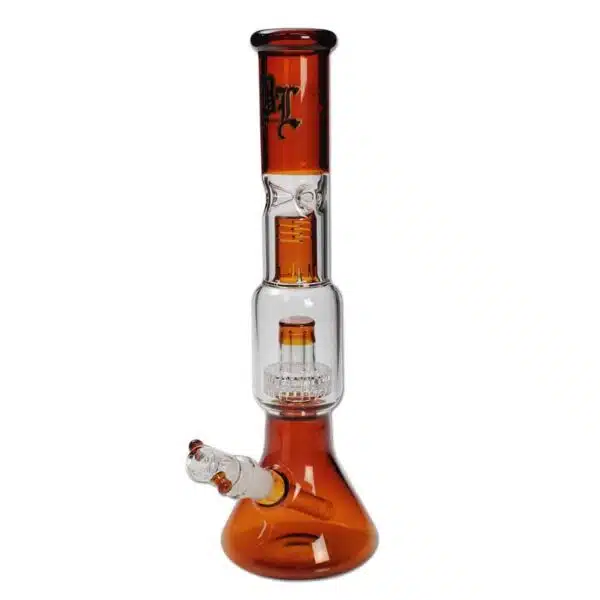 BL Glass Bong Multi-Level-Bong Percolator Ice Amber