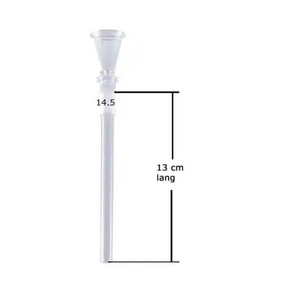 Glass Downpipe (Chillum) SG14 - 13cm