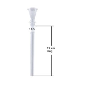 Glass Downpipe (Chillum) SG14 - 19cm