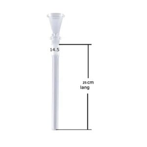 Glass Downpipe (Chillum) SG14 - 25cm