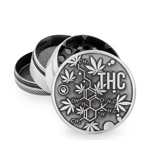 Metal Grinder THC MOLECULE