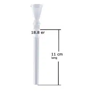Glass Downpipe (Chillum) SG19 - 11cm