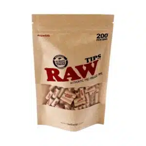 RAW Pre-Rolled Tips Bag 200 stk