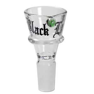 Black Leaf Glass Bowl for 20mm Filter