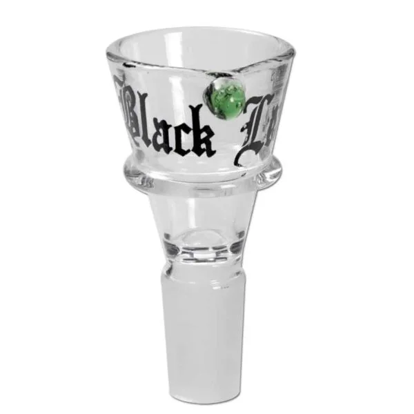 Black Leaf Glass Bowl for 20mm Filter